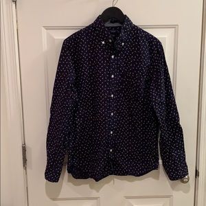 J.Crew Mens Button Down Shirt with Print